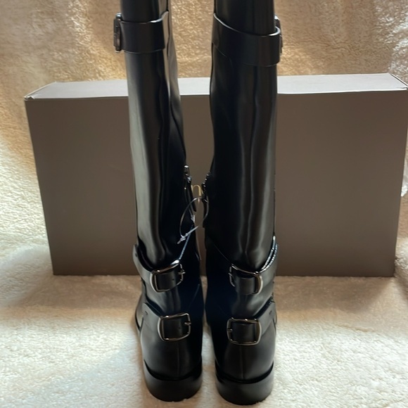 Franco Sarto Padova woman’s black knee-high wide calf new inbox boots Size 8 - Picture 4 of 16